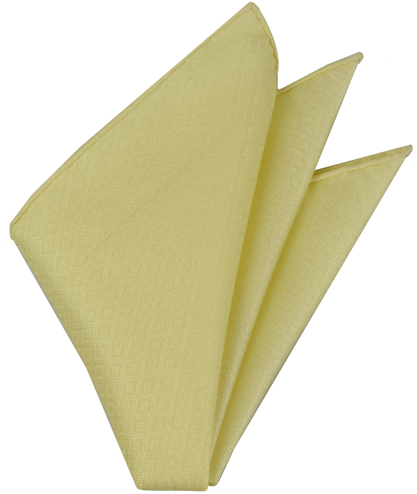 ライトイエロー タイ ブロケード シルク ポケットスクエア TBSP-1A