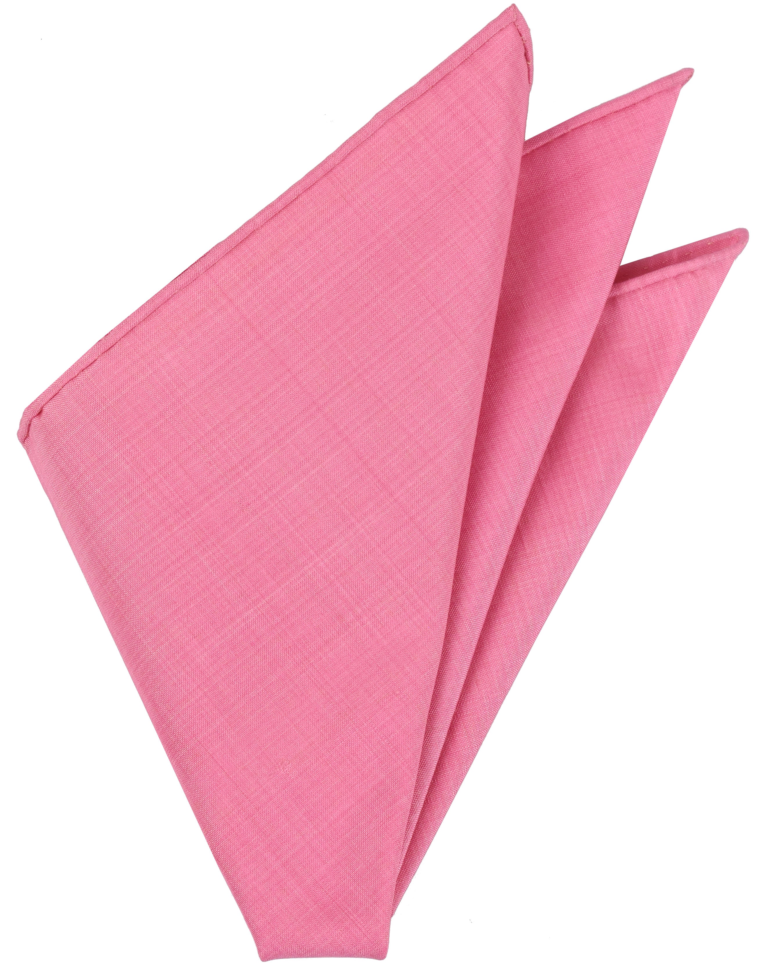 Pink Thai Silk Shot Pocket Square THP-2A