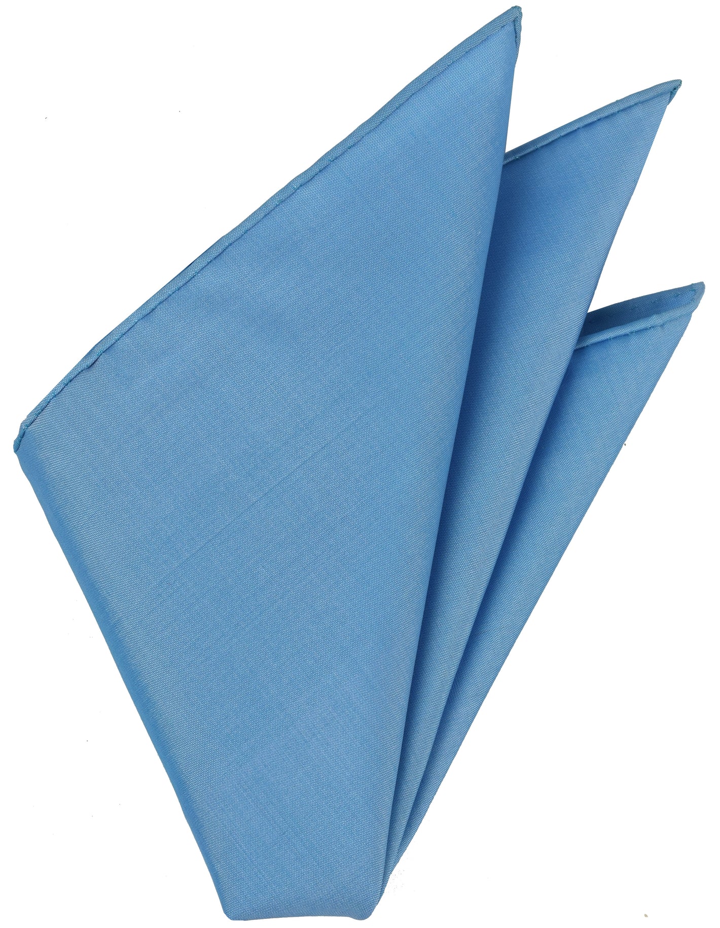 스카이 블루 타이 샷 실크 포켓 스퀘어 VPS-5