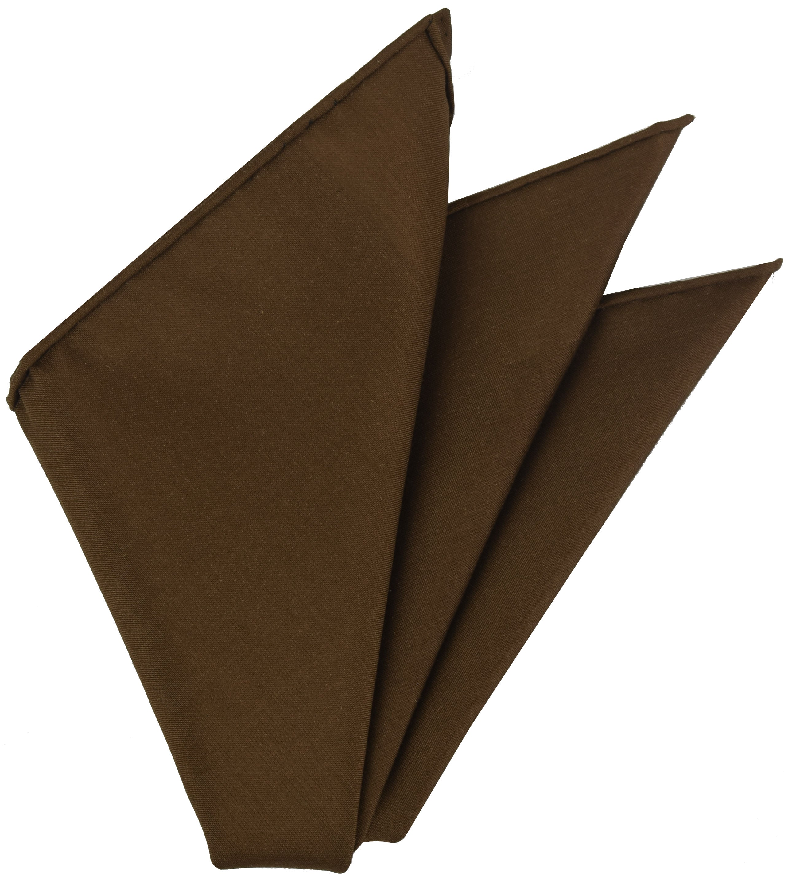 Chocolate Thai Shot Silk Pocket Square THP-7 (small)