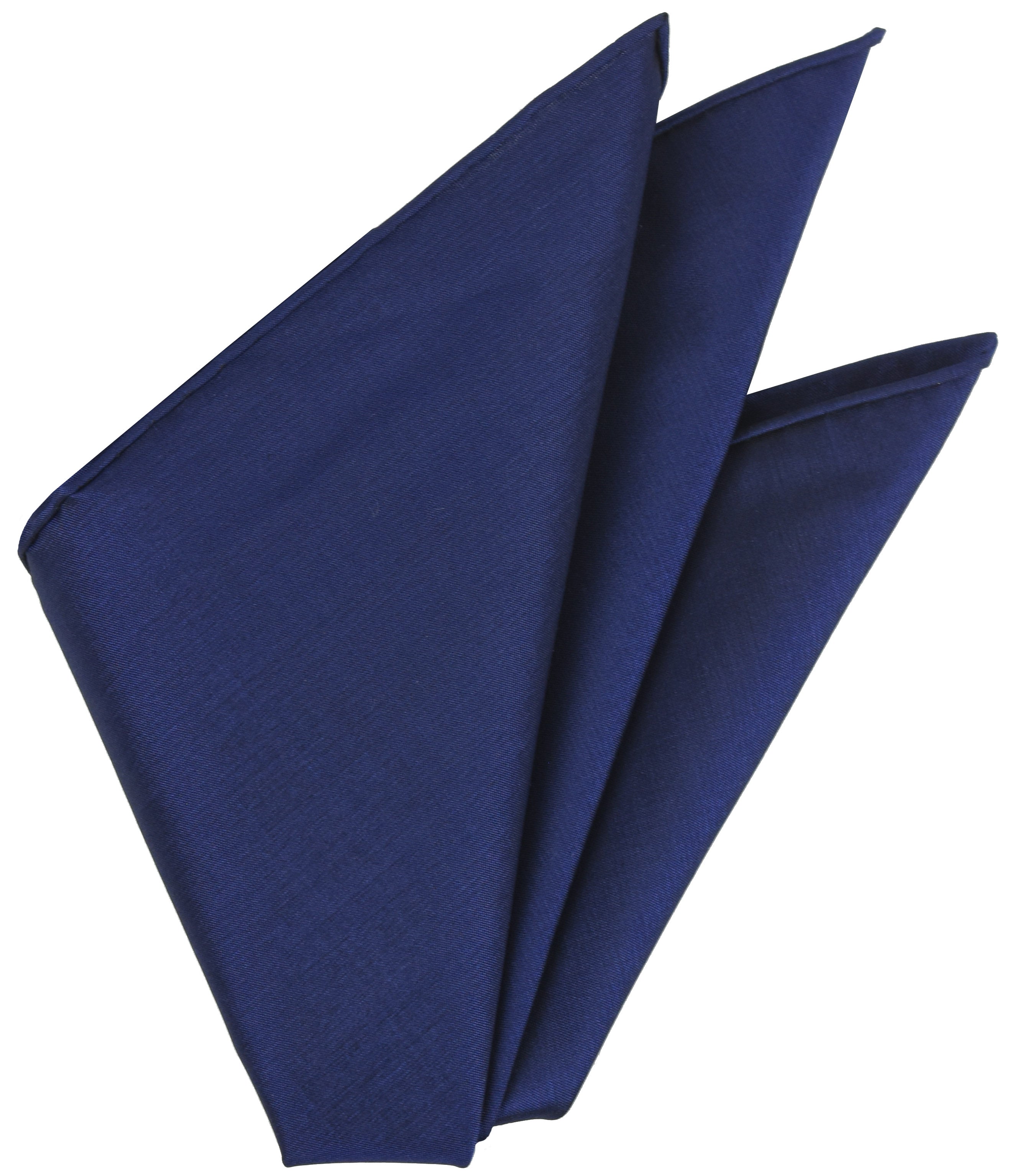Navy Blue Thai Shot Silk Pocket Square VPS-8