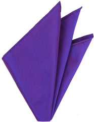 Reddish Purple Thai Shot Silk Pocket Square VPS-9