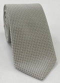 Silver & Black Formal/Wedding Silk Tie WDT-18