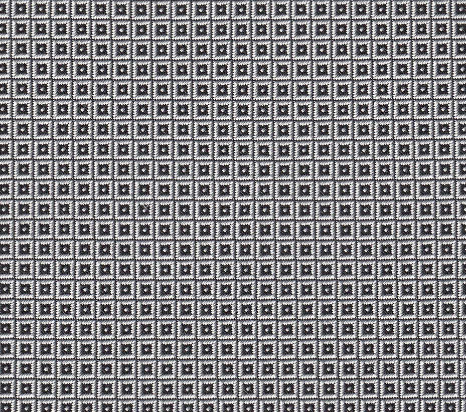 {[en]:Silver & Black Formal/Wedding Silk Pocket Square