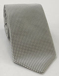 Silver & Black Formal/Wedding Silk Tie WDT-20
