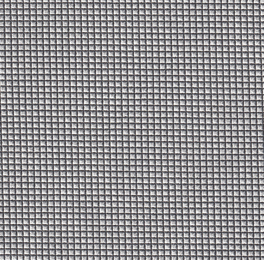 {[en]:Silver Formal/Wedding Silk Pocket Square