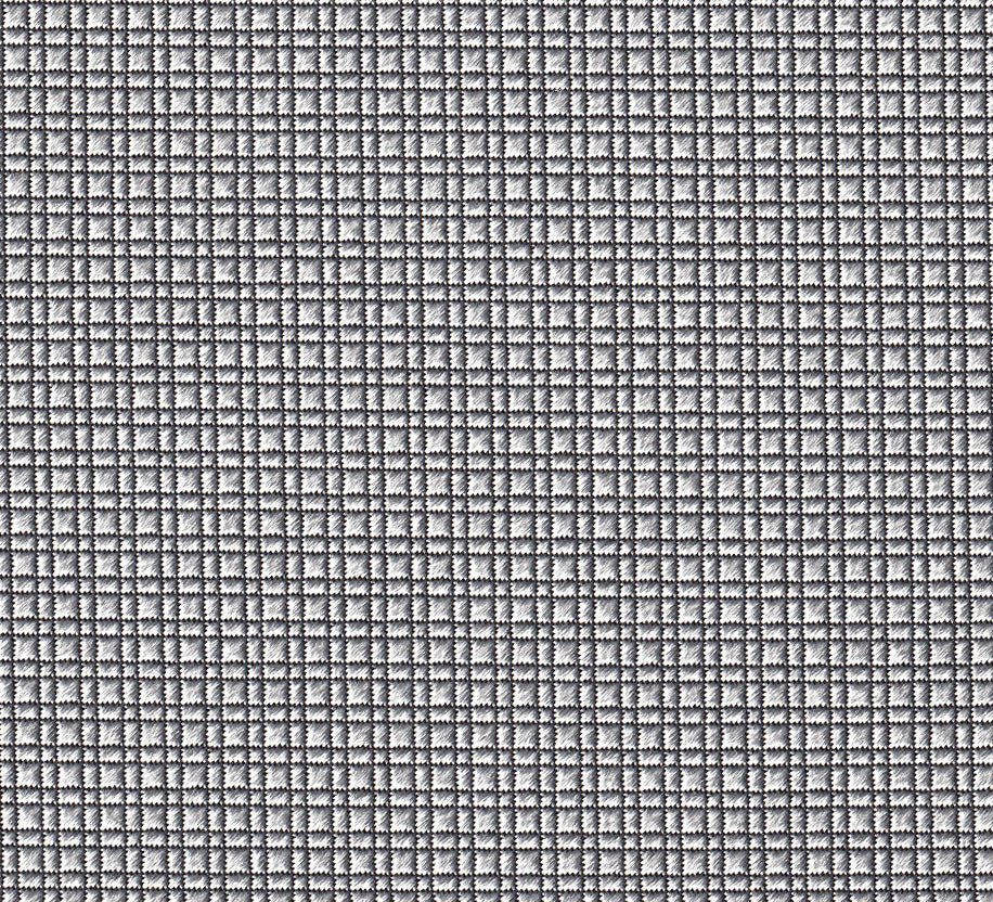 {[en]:Silver Formal/Wedding Silk Pocket Square