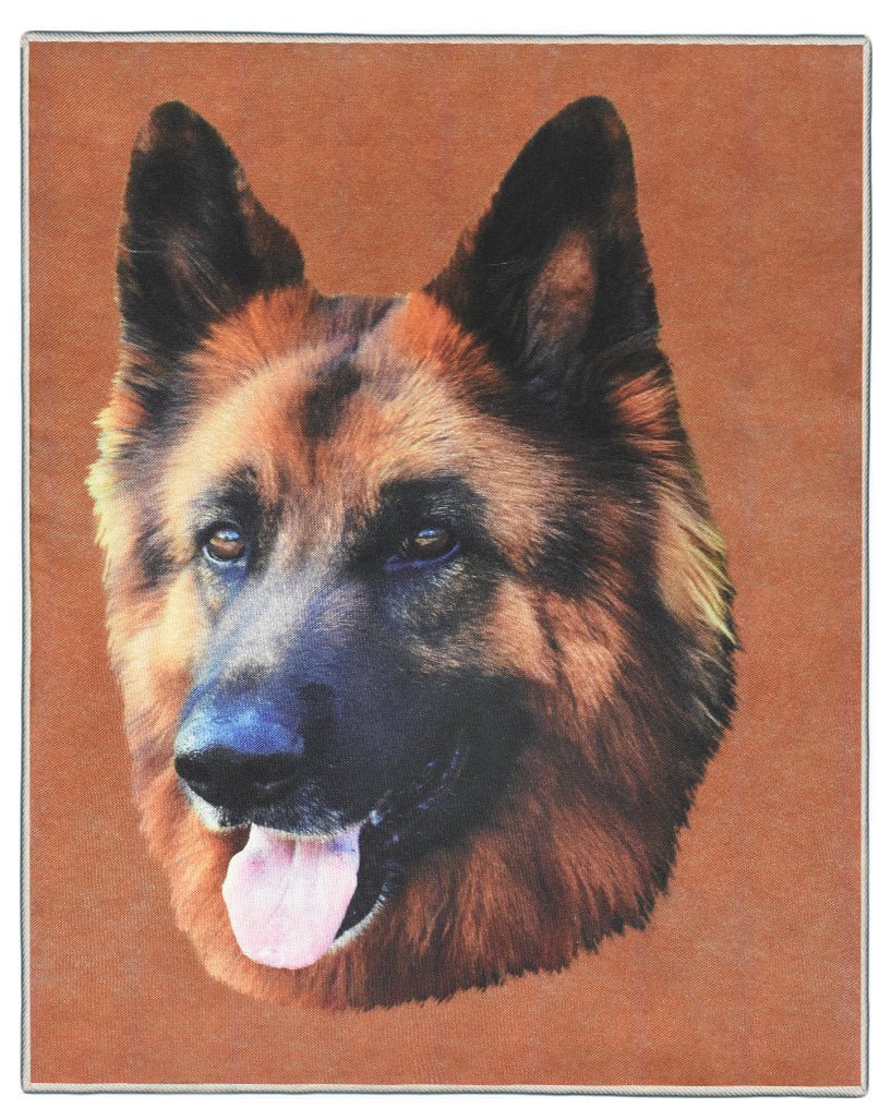 {[en]:Long Haired German Shepherd Pocket Rectangle