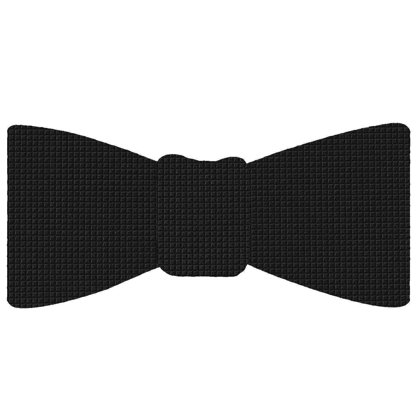 {[en]:Black Diamond Weave Silk Bow Tie