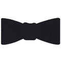 {[en]:Midnight Blue Diamond Weave Silk Bow Tie
