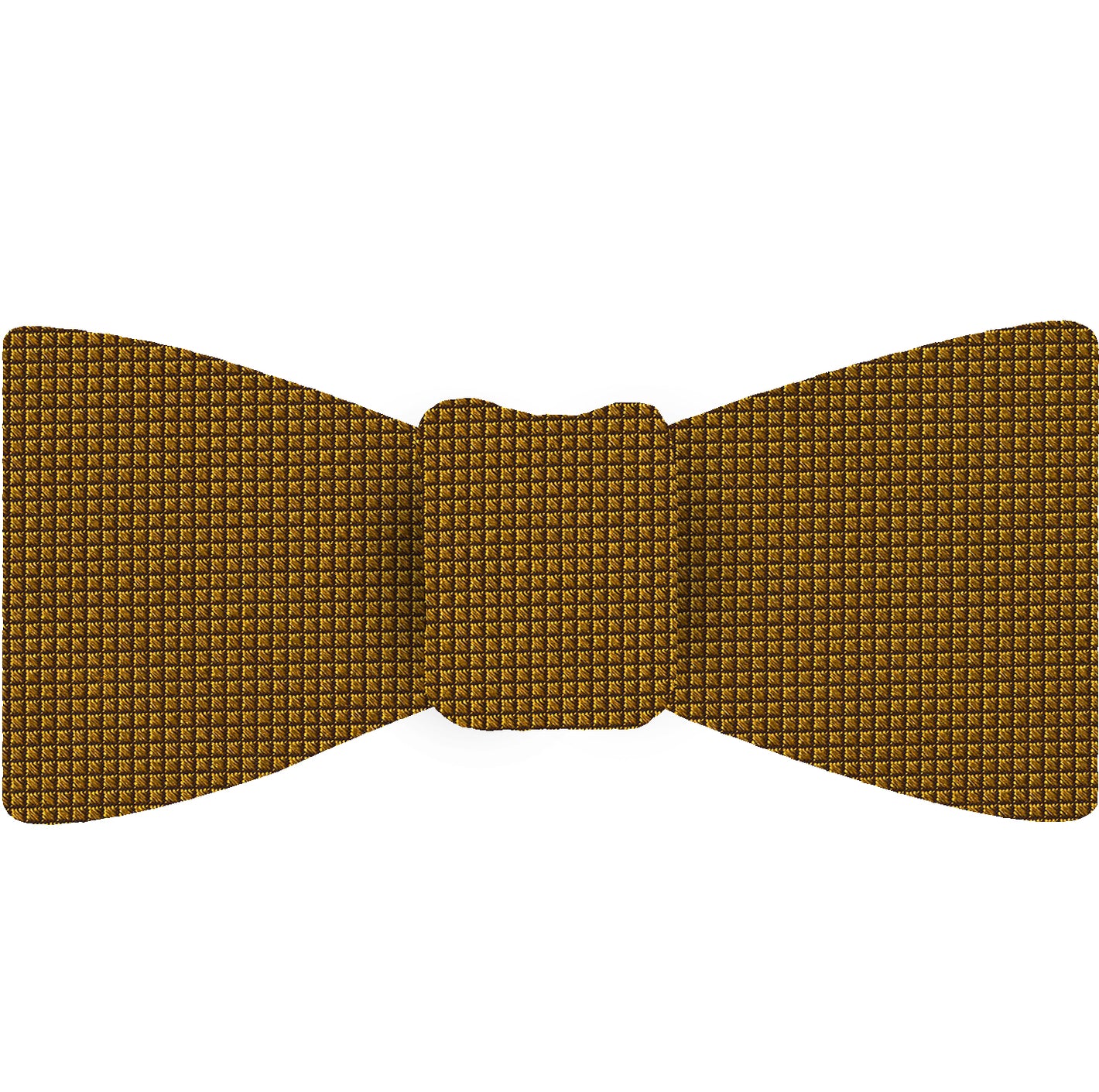 {[en]:Yellow Gold Diamond Weave Silk Tie