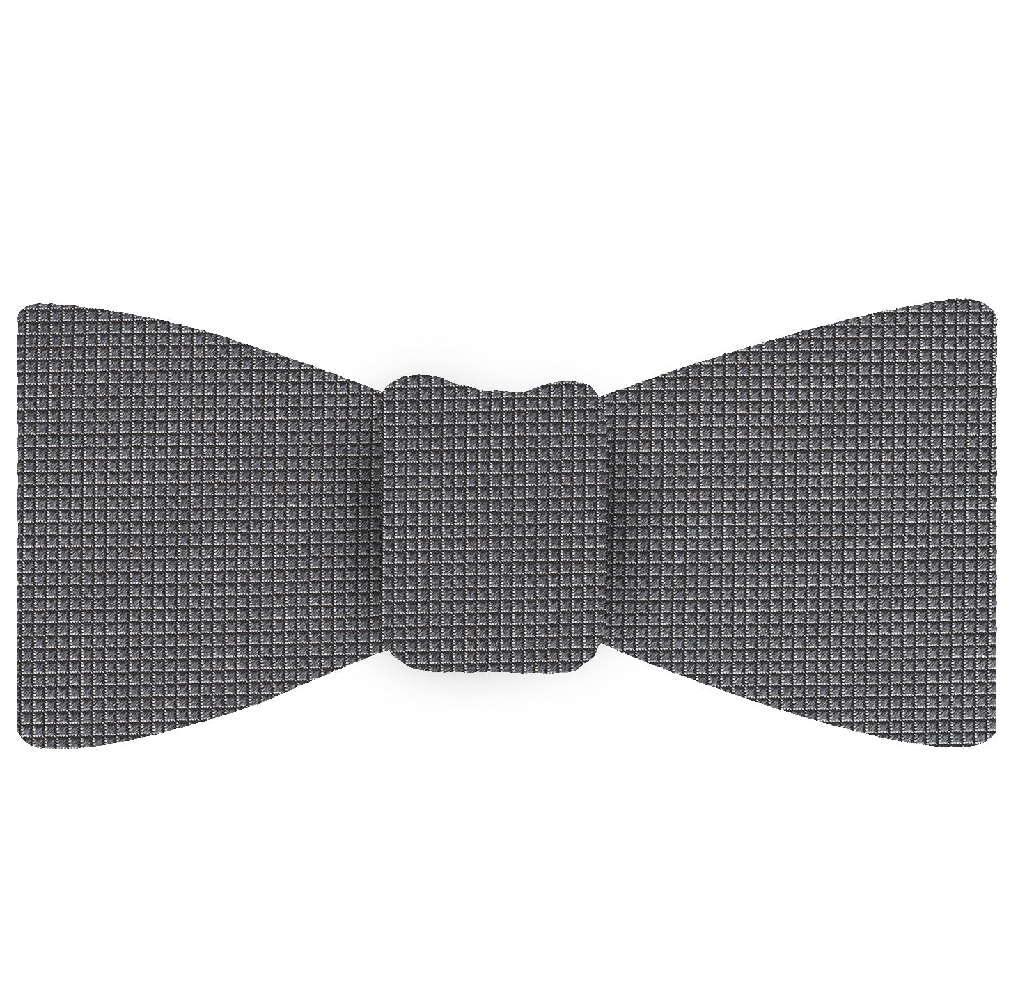 {[en]:Silver Gray Diamond Weave Silk Tie