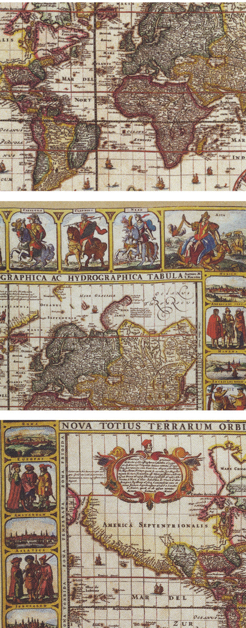 1652 Map Scarf