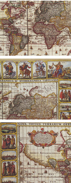 1652 Map Scarf