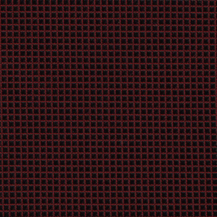 {[en]:Black/Red Diamond Weave Silk Tie