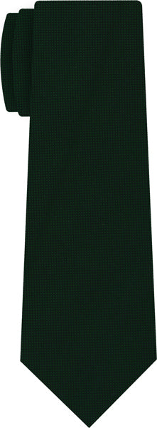 {[en]:Forest Green Diamond Weave Silk Tie