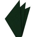 {[en]:Forest Green Oxford Silk Pocket Square