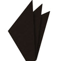 {[en]:Bitter Chocolate Oxford Silk Pocket Square