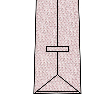 Flat Tie Edges Without Tipping