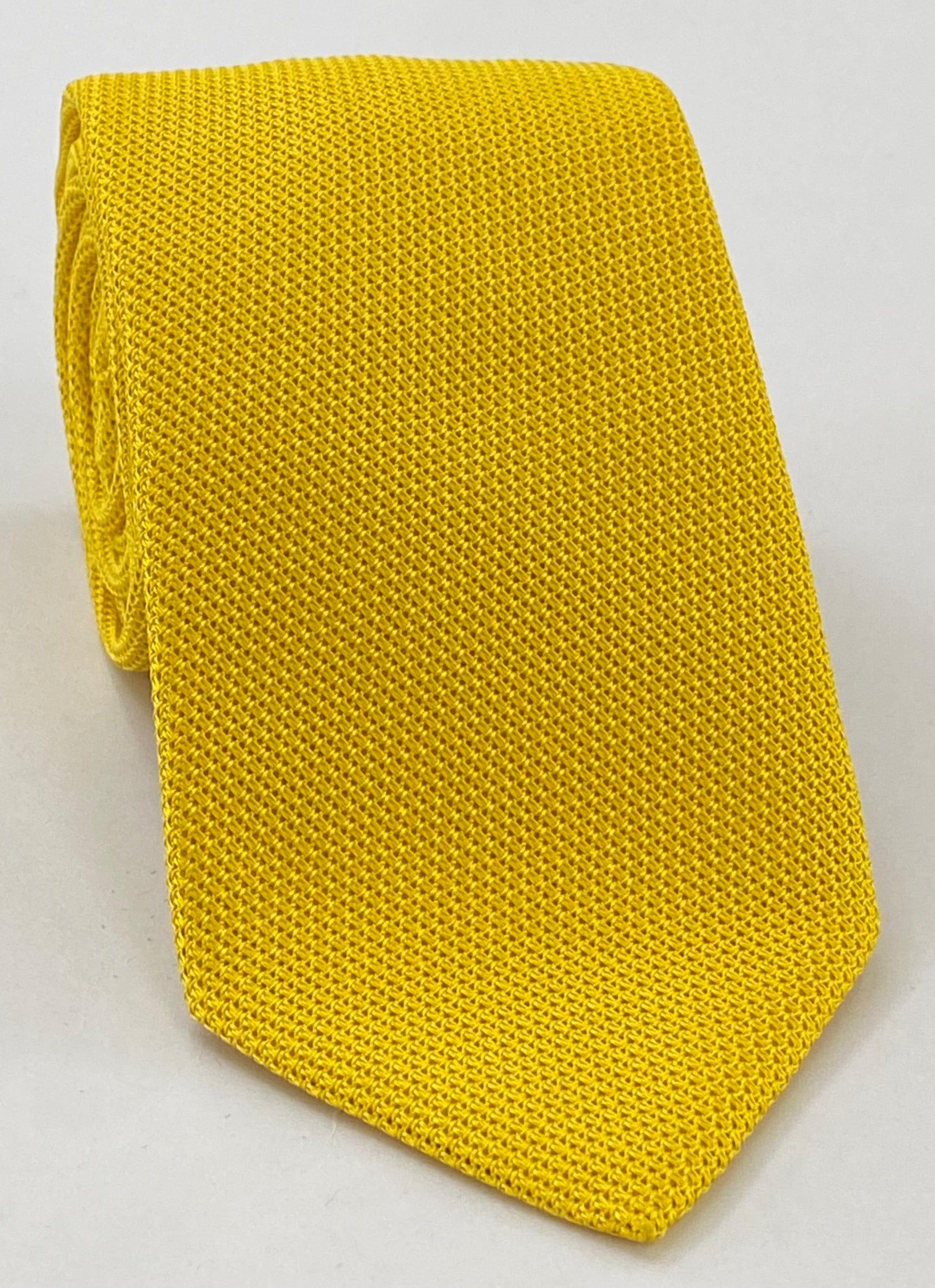 Yellow Gold Grenadine Fina Silk Tie #GFT-29