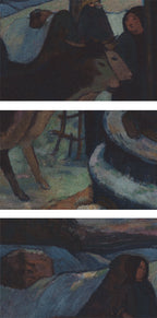 {[en]:Gauguin Christmas Night 1894 Pocket Square