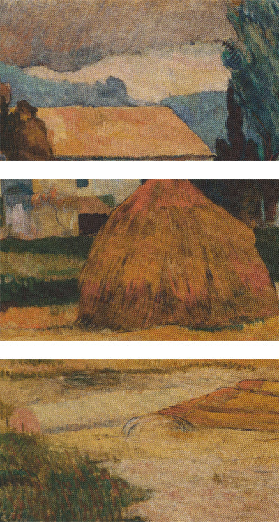 {[en]:Gauguin Landscape near Arles 1888 Pocket Square