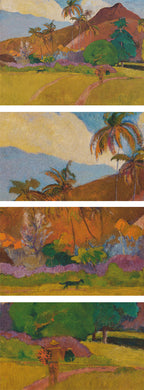 {[en]:Gauguin Tahitian Landscape 1891 Scarf