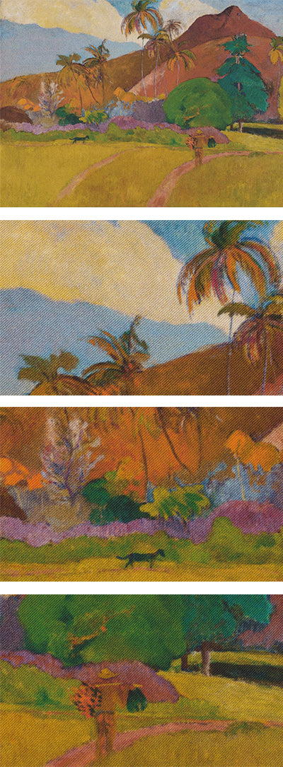 {[en]:Gauguin Tahitian Landscape 1891 Scarf