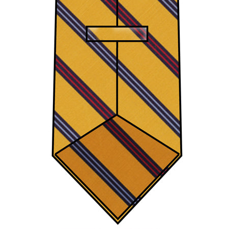 Irish Poplin Hand Rolled Tie Edges Without Tipping