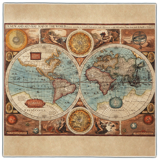 {[en]:Ancient Map Pocket Square
