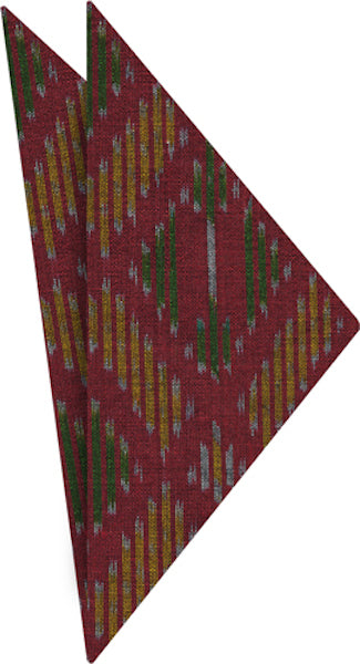 {[en]:Mudmee Silk Pocket Square