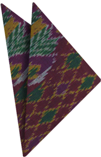 {[en]:Mudmee Silk Pocket Square