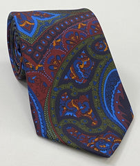 Macclesfield Modern Madder Printed Silk Tie MMPT-58