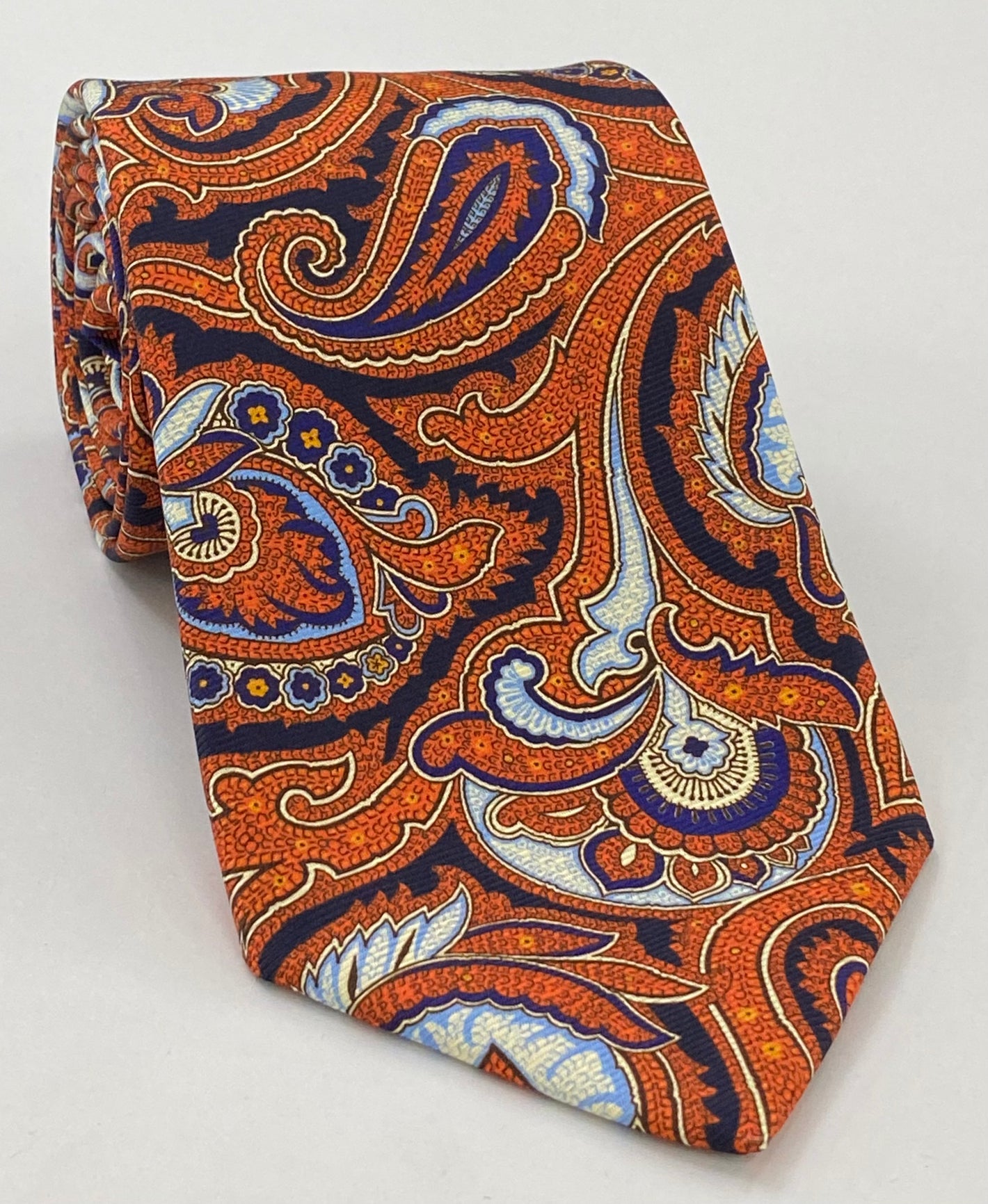 Macclesfield Printed Silk Tie MCT-740