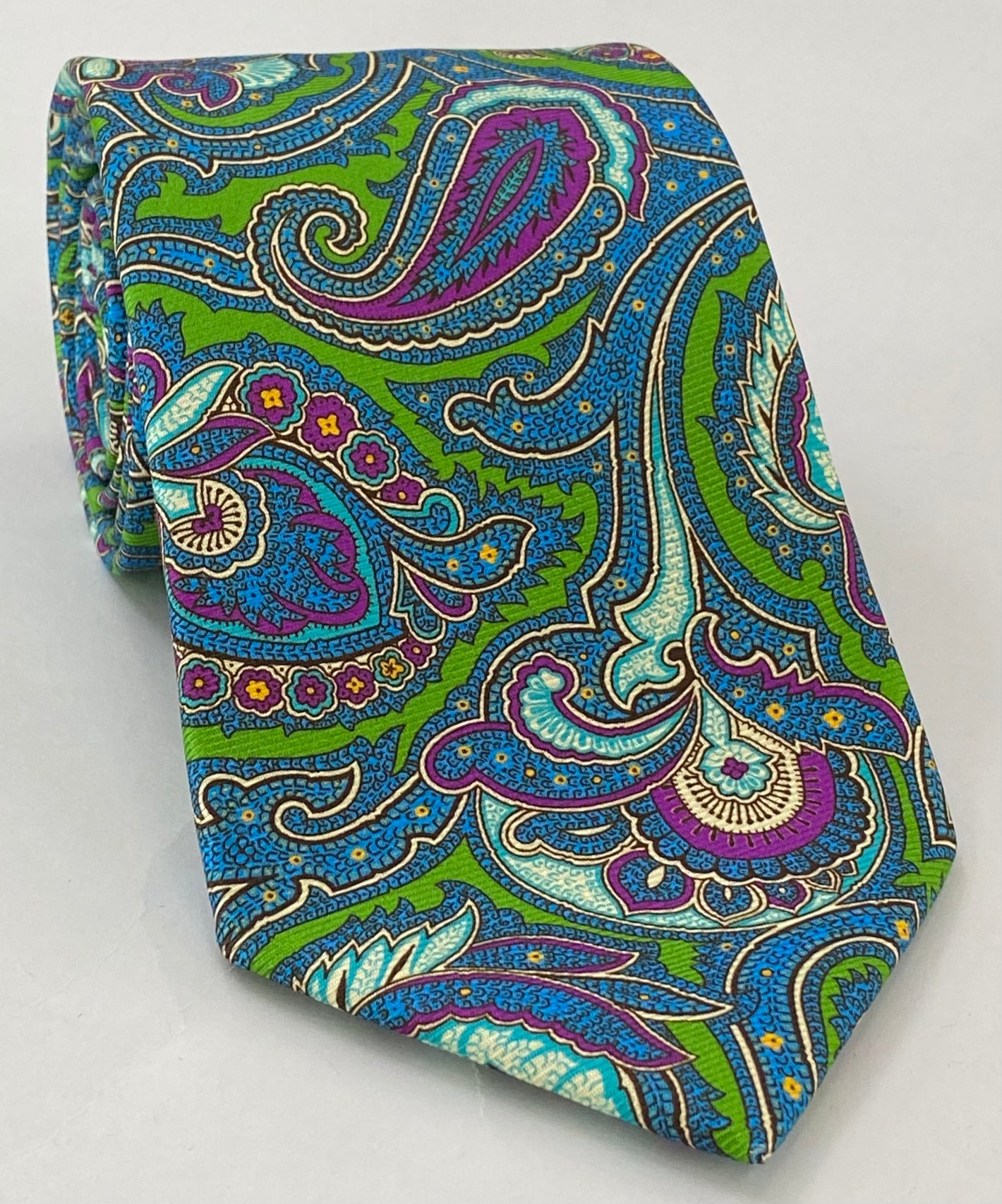 Macclesfield Printed Silk Tie MCT-742