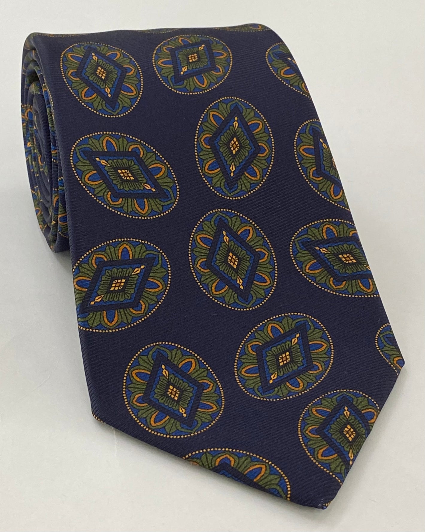 Macclesfield Printed Silk Tie MCT-745