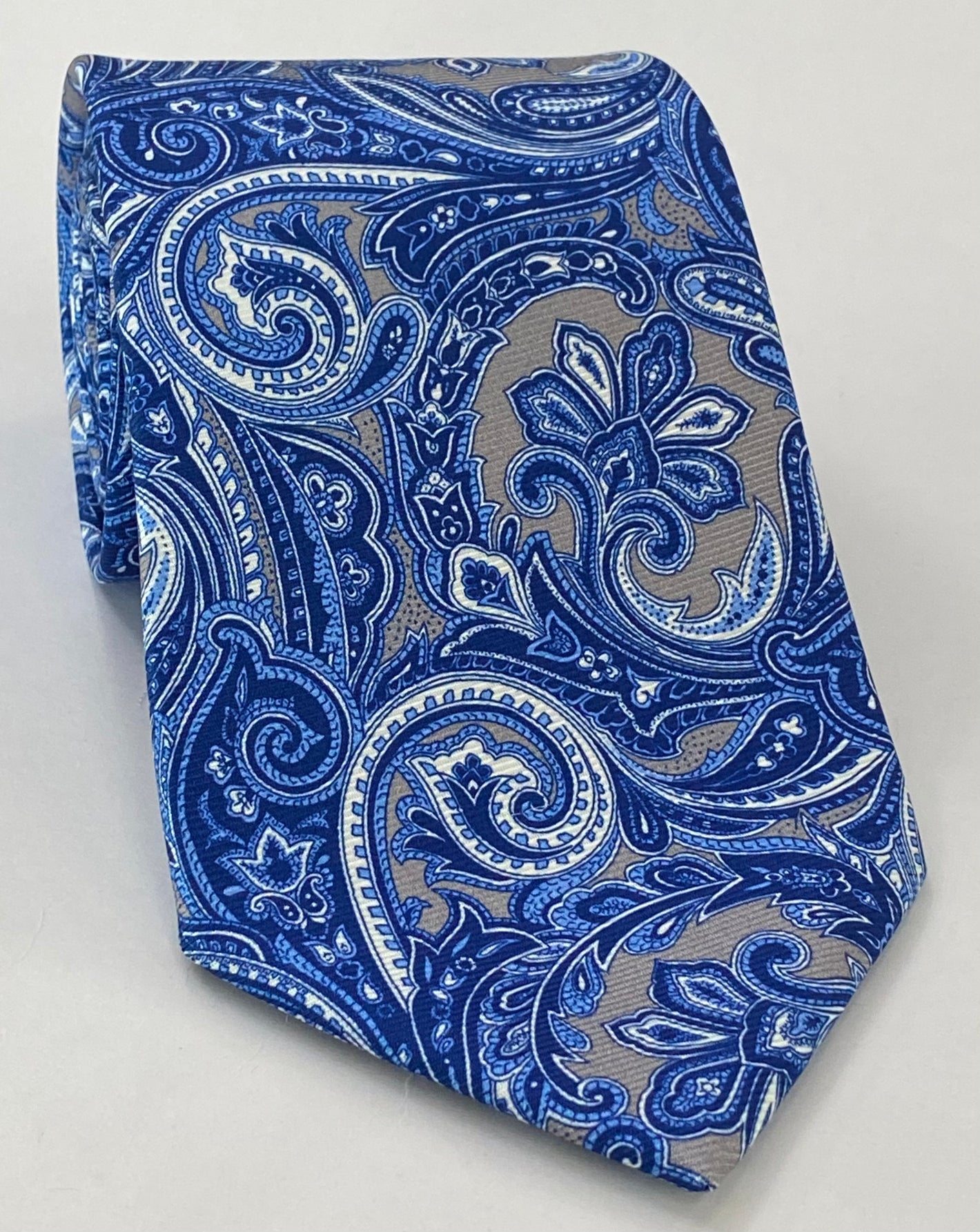 Macclesfield Printed Silk Tie MCT-756