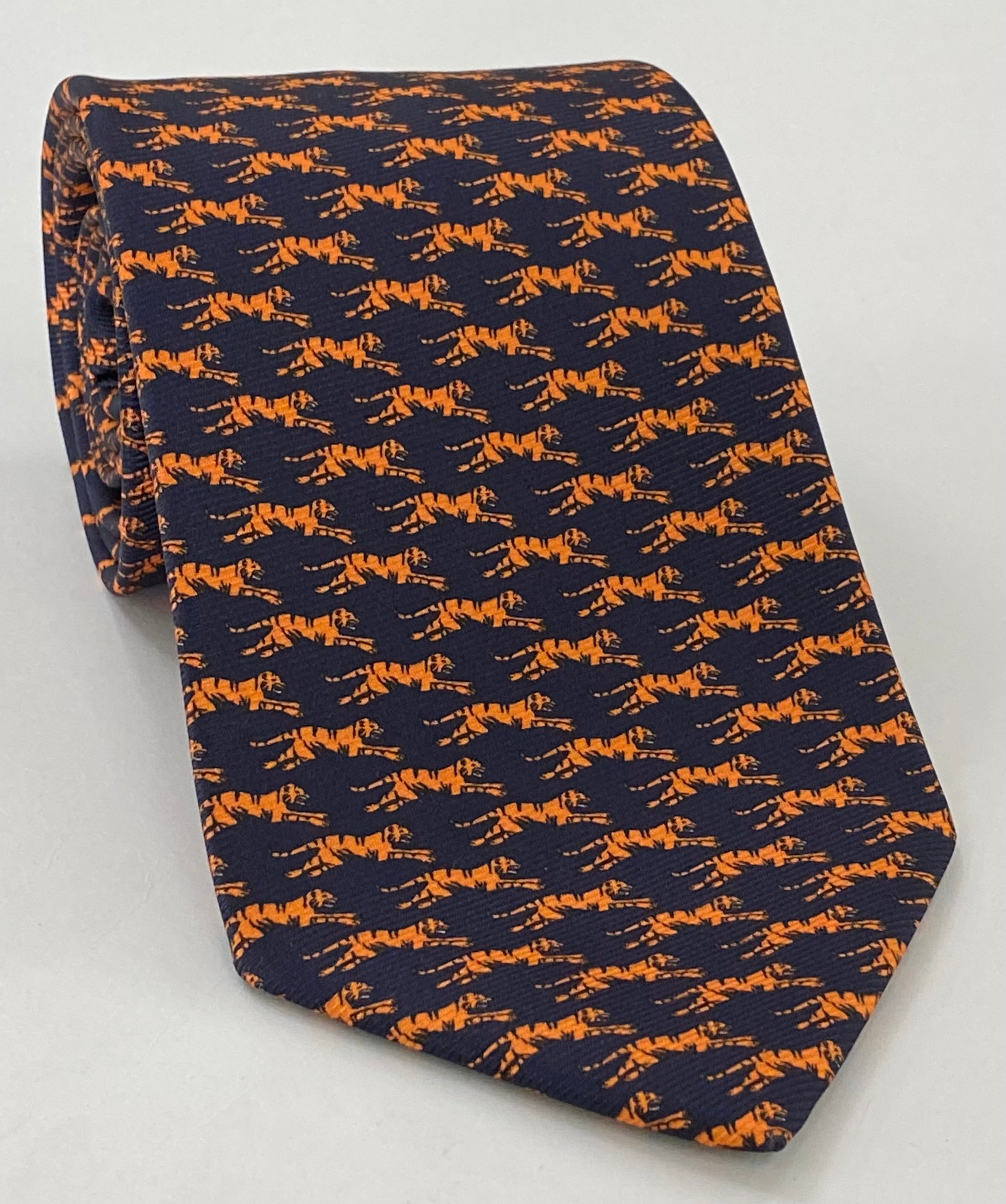 맥클스필드 모던 마더 프린트 실크 타이 MMPT-77