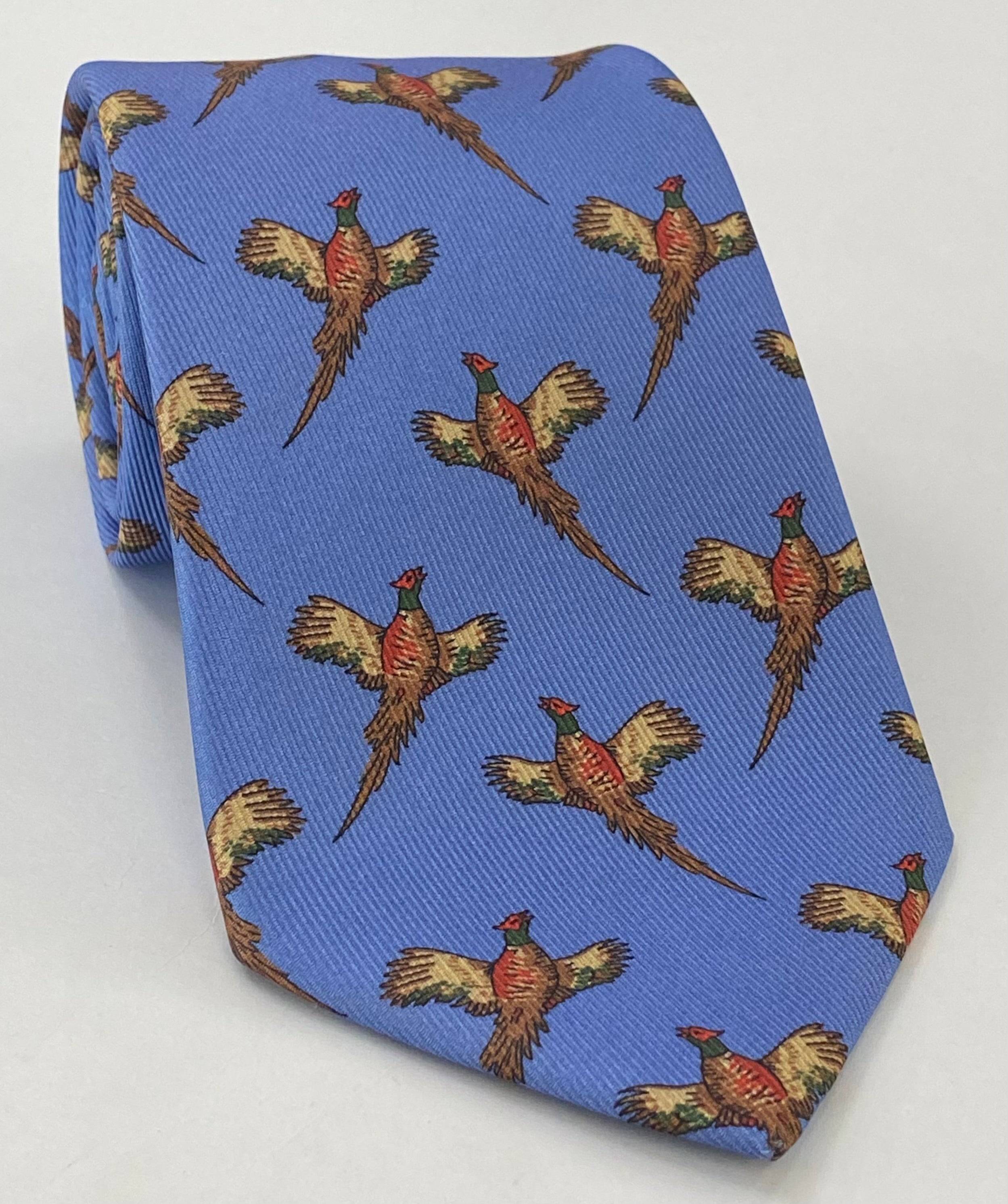 맥클스필드 모던 마더 프린트 실크 타이 MMPT-83