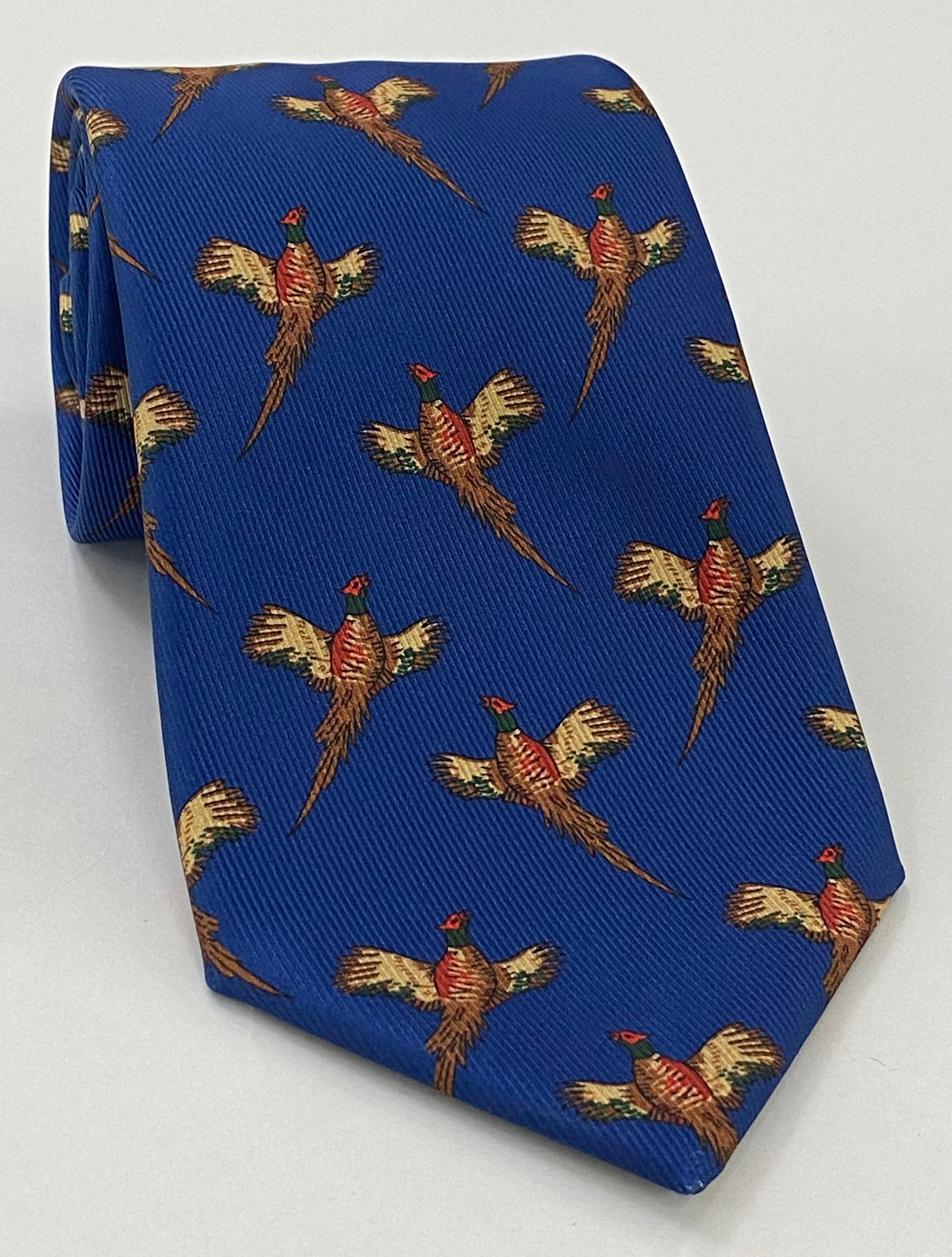 맥클스필드 모던 마더 프린트 실크 타이 MMPT-86