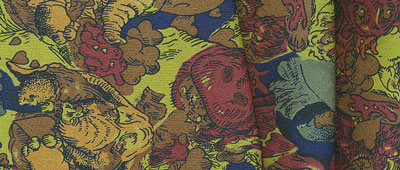 {[en]:Printed Silk Pocket Square