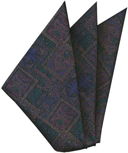 {[en]:Printed Silk Pocket Square