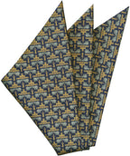 {[en]:Printed Silk Pocket Square