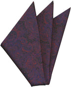 {[en]:Thai Printed Silk Pocket Square