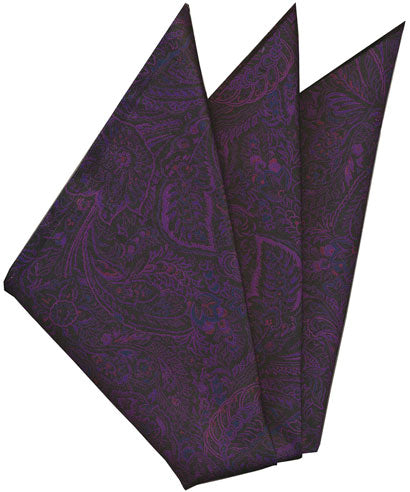 {[en]:Thai Printed Silk Pocket Square