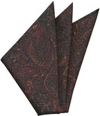 {[en]:Thai Printed Silk Pocket Square