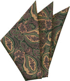 {[en]:Thai Printed Silk Pocket Square