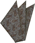 {[en]:Thai Printed Silk Pocket Square