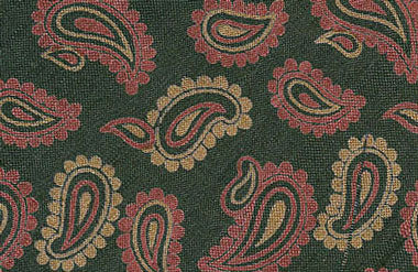 {[en]:Thai Printed Silk Pocket Square