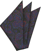 {[en]:Thai Printed Silk Pocket Square